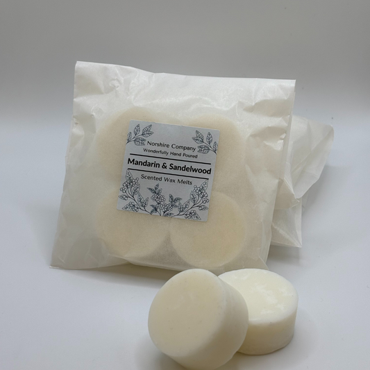 Mandarin & Sandalwood Wax Melts | Norshire Company