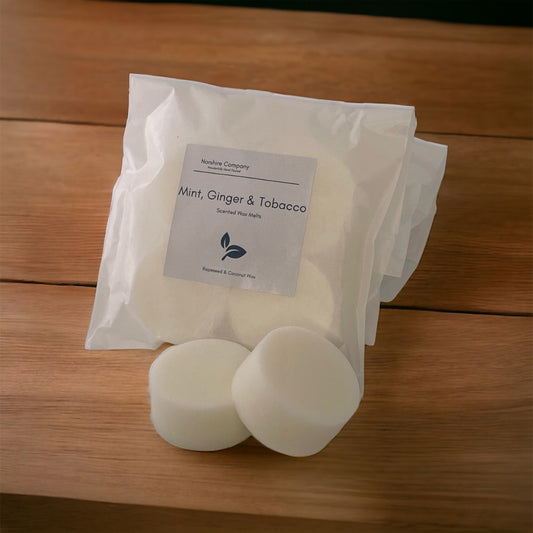 Mint Ginger & Tobacco Wax melts | Norshire Company